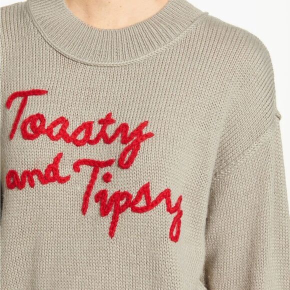 Wildfox Toasty And Tipsy Cropped Sweater - XS - Picture 4 of 11